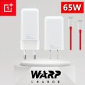 Original OnePlus Warp Charge 65W Power Adapter EU 10V 6.5A OnePlus 9 Pro 9R 8T Nord usb type c to type c cable for one plus fast. 