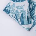 Men's Kimono Cardigans Japanese Ukiyoe Sea Wave Loose Fit Open Front Shirt Kimono Men Blue Casual Summer Shirt Beach Shirt.
