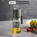 250ML Spray Oil Bottle High Borosilicate Glass Cooking Oil Spray Spray Bottle Olive Oil Dispenser Air Fryer Salad Baking. 