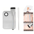 Stainless Steel Foundation Lipstick Makeup Foundation Brush Mixing Palette Eye Shadow Mixer Palette With Spatula MakeUp Tools. 