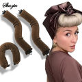 Heatless Hair Curlers Curling Rod Headband No Heat Hair Rollers Lazy Curls with Hook Sleeping Soft Flexi Rod Hair Styling Tools.