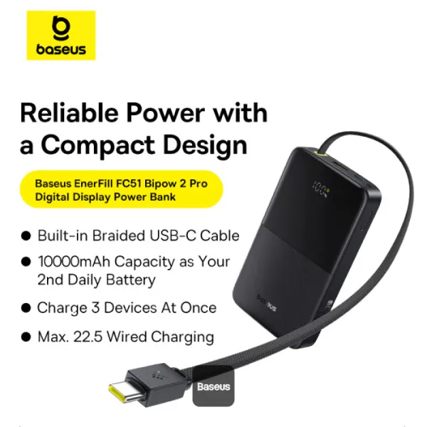 Baseus%20EnerFill%20FC51%20Bipow%202%20Pro%2022.5W%2010000mAh%20Digital%20Display%20Power%20Bank%20with%20Built-in%20Fast%20Charging%20Cable%20%7C%20For%20iPhones,%20Android%20Phones%20&%20Accessories%20-%20Image%202