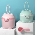 Baby Formula Box Portable Formula Container Food Organizer Snack Container Milk Powder Dispenser Cartoon Baby Formula Box.