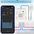 Tuya WiFi Switch 16A 3000W Wireless Control with Power Consumption Monitoring Temperature and Humidity Thermostat Alexa. 