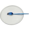 6pcs Gold Dessert Fork Dinnerware Set Mirror Stainless Steel Salad Fork Set Tableware Cutlery Set Home Party Kitchen Tableware.