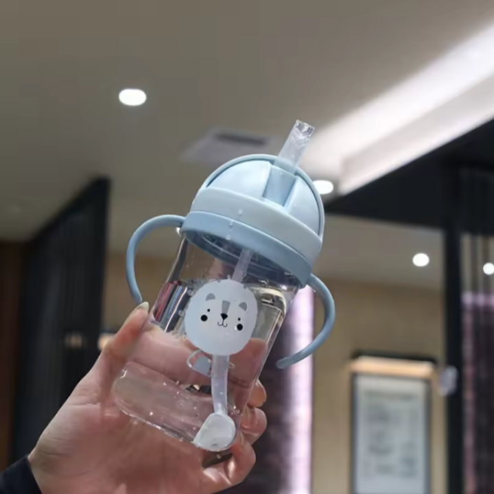 350ml%20Kids%20Drinking%20Cup%20Feeding%20Bottle%20With%20Straw%20Gravity%20Ball%20Wide%20Caliber%20Bottle%20-%20Image%205