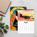 1pc 2026 Wall Calendar,Hand-Drawn Cute Cat Series,12 Beautiful Designs,Perfect Gift for Cat Lovers,Birthday,Christmas & New Year. 