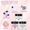 Nail Acrylic Powder and Liquid Monomer Set Acrylic Nail Kit for Nails Extension Acrylic Dipping Powder 3D Flower Carving Tools. 