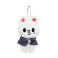 SKZOO Plush Toy Keychain for Stray Children, Cute Multiple Animal Doll Pendants, Fashion Bag Hangers, Children's Festival Gifts. 