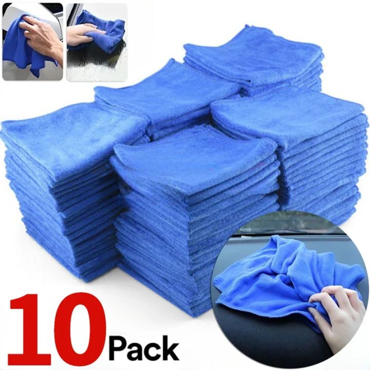 110Pcs Microfiber Towels Car Wash Drying Cloth Towel Household