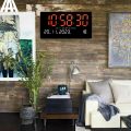 Digital LED Wall Clock And Table Clock with Huge Time Day Date Month and Temperature Display. 