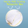 Summer Pop-Up Mini Folding Mosquito Net Cover Portable Encryption Anti-Mosquito Head and Face Pest Control Home Textile Bed Nets. 
