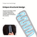 1-Piece Fluffy Texture Styling Comb for Volumizing Hair Roots and Covering Bangs, Hairdressing Comb with Textured Abs Plastic Handle, Wide-Tooth Home-Use Hair Styling Comb. 