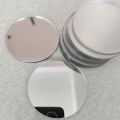 5Pcs Diy Mobile Phone Case Self-Adhesive Lens Sticker Portable Makeup 2mm Round Mirror Sticker Mirror Decal For Smartphone.