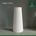 BDYD 7 inch Strip Boho Case Concrete gypsum Vase. 