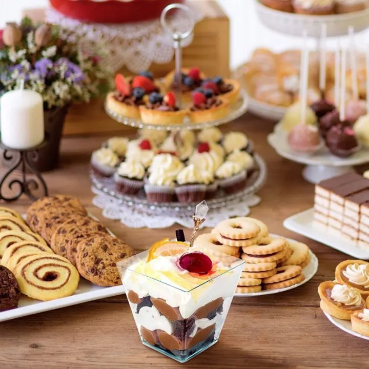 20%20X%202oz%20Square%20Mini%20Dessert%20Cups%20With%20Spoons,%20Clear%20Plastic%20Parfait%20Appetizer%20Cup%20for%20Tasting%20Party%20Desserts%20Appetizers%20-%20Image%206