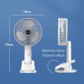 Super Portable Desk Fan USB Rechargeable Folding Cooling Fans Outdoor Camping Mini Wireless Fan 4-Speed Home Silent Ventilation Fan For dormitory office outdoor carrying. 