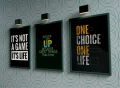 Set of 3 Motivational Quote Wall Frames, Quote for Office Wall Décor. 