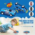 20-50Pcs/set Mini Car Set Inertia Pull Back Cars for Boys Plastic Vehicle Model Collection Toys Birthday  for Kids Toddler. 