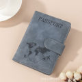 Slim Travel Passport Holder Fashion Wallets Safe & Security RFID protection Magnetic Button PU Leather  Enough Space and Sim Card Holder. 