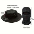 Boonie Cap Balaclava Hat Suit Foldable Soft Hat Outdoor Hunting Fishing Wide Brimmed Hat Sunscreen Caps.