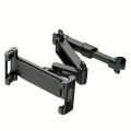 Car Tablet Holder, Headrest Mount Adjustable Stand Cradle Compatible With 5" To 12.9" Cell Phones And Tablets. 