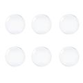 6pcs Door Handle Bumper Pad Self Adhesive Transparent Silicone Wall Protector Anti Bump Washable Reusable Round Door Stopper. 