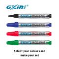 GXin G-213B Black Refillable Whiteboard Marker Pen - 12 Pieces. 