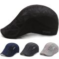 Summer Mens Sports Sun Hats Breathable Mesh Quick-drying Visor Caps Outdoor Gorro Hombre Boina Golf Hat Fashion Solid Flat Cap.