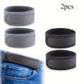 2-pack abdominal tightening belt - Elastic adjustable waistband, suitable for jeans and trousers, comfortable and convenient. 