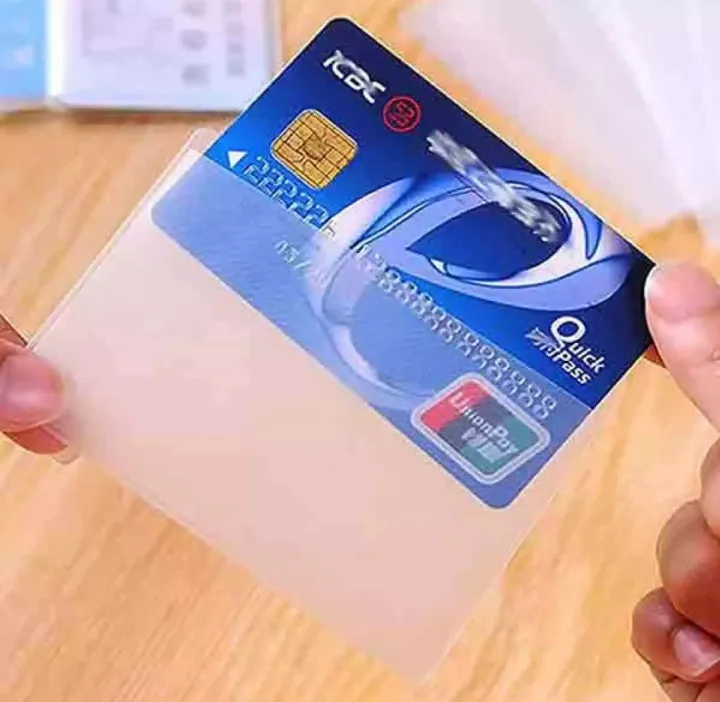 10/40/100/300%20pcs%20Transparent%20Card%20Cover%20-%20Mate%20Finished%20%20%20Good%20Quality%20Imported%20-%20Image%202