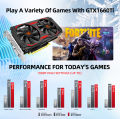 AIBOMAN Video Card GTX1660Ti 6GB GDDR6 192Bit 1530MHz GPU PCI-E 3.0 HDMI DP DVI Output Gaming Graphics Cards.