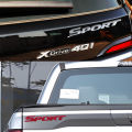 3D Chrome Metal Car Letters Logo SPORT Emblem Badge Sport Stickers Car Rear Trunk Accessories.