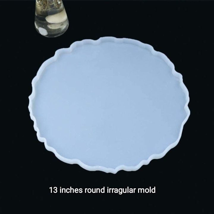 13 inch Round irragular mold |  Tray mold for Resin art and epoxy Resin  work | round irregular mold for resin art .