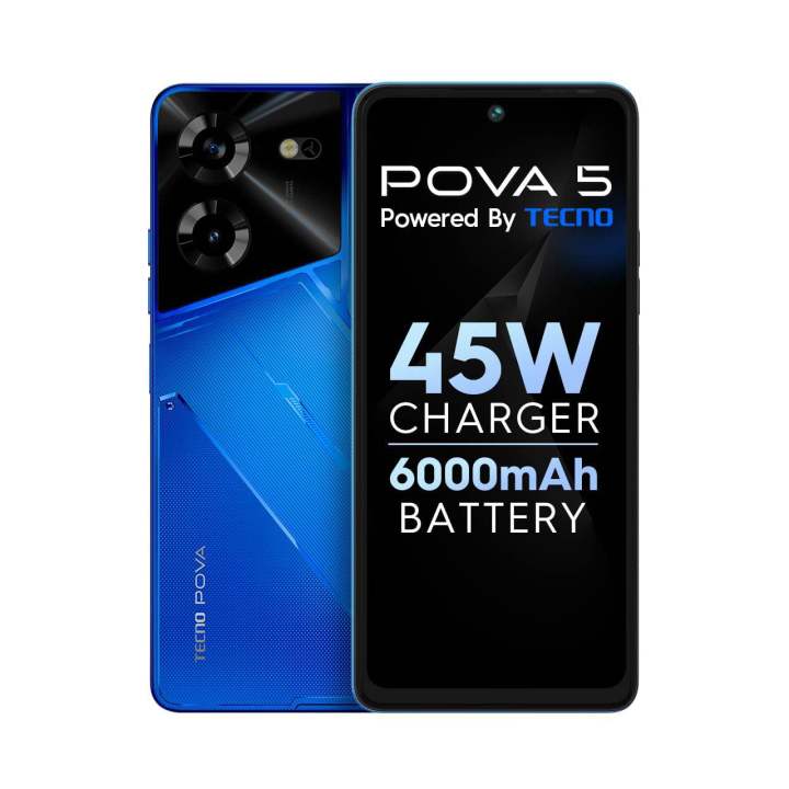 Tecno Pova 5 8GB 256GB 6000mAh | TRCSL Approved | 1 Year Company Warrenty