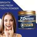 7D White Hydroxyapatite Tooth Powder | 20% nHAP | Deeply Cleans Teeth with Charcoal & Mint for Fresh Breath. 