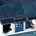 Leather Magnetic Flip Cover Phone Case for itel A50 [RFID Blocking] Shockproof Protection Stand Holder PU Leather Case. 