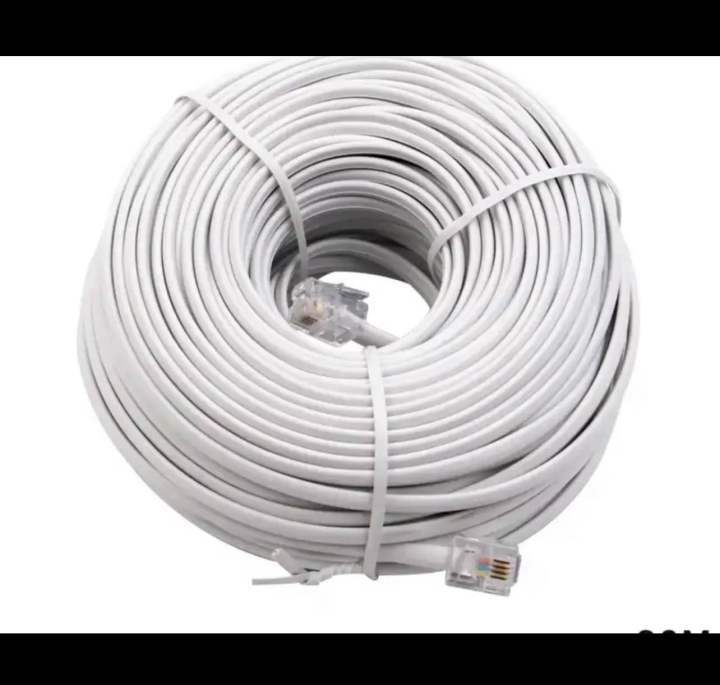 50 m Telephone extension Cabel