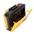Cassette Tape Player Portable AM FM Radio Built in Microphone 3.5mm Headphone Jack with USB Cable for Original Song Recording.