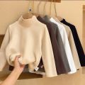 Kids Warm Velvet Inner Thermal Set For Boys Girls Half High Collar Long Sleeve Winter Wear. 