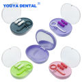 Denture Retainer Case Orthodontic False Container Mouth Guard Braces Aligner Box 2 Layers Tray Organizer Oral Care Tool Supply. 