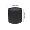Mini Flower Bucket Round Hug Bucket Gift Box Bouquet Packaging Cylindrical Flower Box DIY Wedding Valentines Day Gift 6.5*7.5CM. 