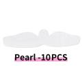 5/10PCS Summer Woman Upgrade Cotton Bra Liners Sweat Absorber, Rectangle Under Breast Breathable Sweat Pads for e Washable. 