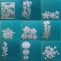 Floral plants metal cutting dies mold Scrapbooking decoration paper craft knife mould blade punch template Embossing stencils. 