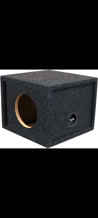 8%20inch%20Vented%20Enclosure%20Carpeted%20Car%20Subwoofer%20Speaker%20Box%20-%20Improves%20Audio%20Quality,%20Sound%20and%20Bass%20-%20High%20Grade%20MDF%20Construction%20-%20Image%207