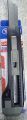 OWNER PLASTIC BUTTON ART CUTTER LARGE SHARP PLASTIC PAPER KNIFE WITH LOCK BUTTON. 