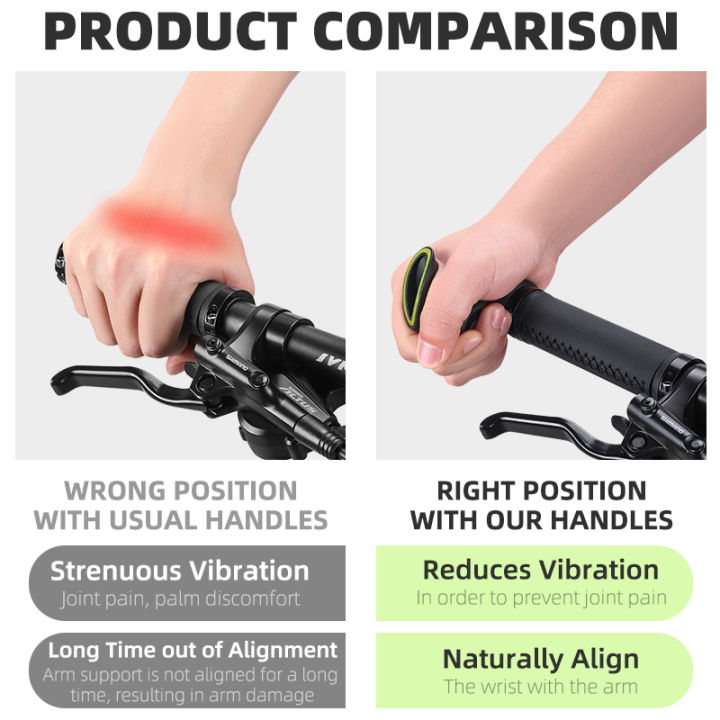 WEST%20BIKING%201%20Pair%20Bicycle%20Bar%20Ends%20Lightweight%20Ergonomic%20Bike%20Extension%20Handlebar%20MTB%20Bicycle%20Handlebar%20Grips%20Bike%20Accessories%20-%20Image%206