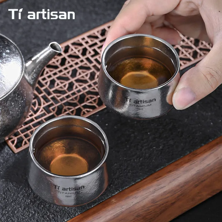 Tiartisan%20Titanium%2080ml%20Double%20Layer%20Gourd%20Shape%20Teacup%20Outdoor%20Camping%20Ultralight%20Coffee%20Mug%20Backpack%20Hiking%20Portable%20Drinkware%20-%20Image%203