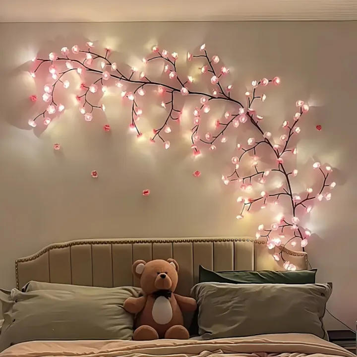 1PC%2072/96/144LED%20Cherry%20Blossom%20Tree%20Lights%20USB%20Powered%20Dimmable%20LED%20Artificial%20Flower%20Branch%20Lamp%20for%20Bedroom%20Wedding%20Party%20-%20Image%203