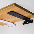 200kg Bearing Capacity Suspended Tripod Brackets Wall Shelf Support Hidden Wall Fixed Partition Storage Rack Shelves. 